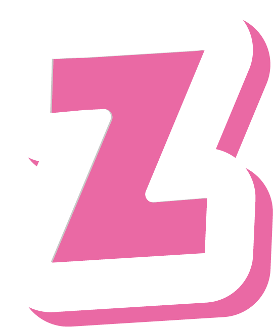 1. logo simplifié blanc:rose