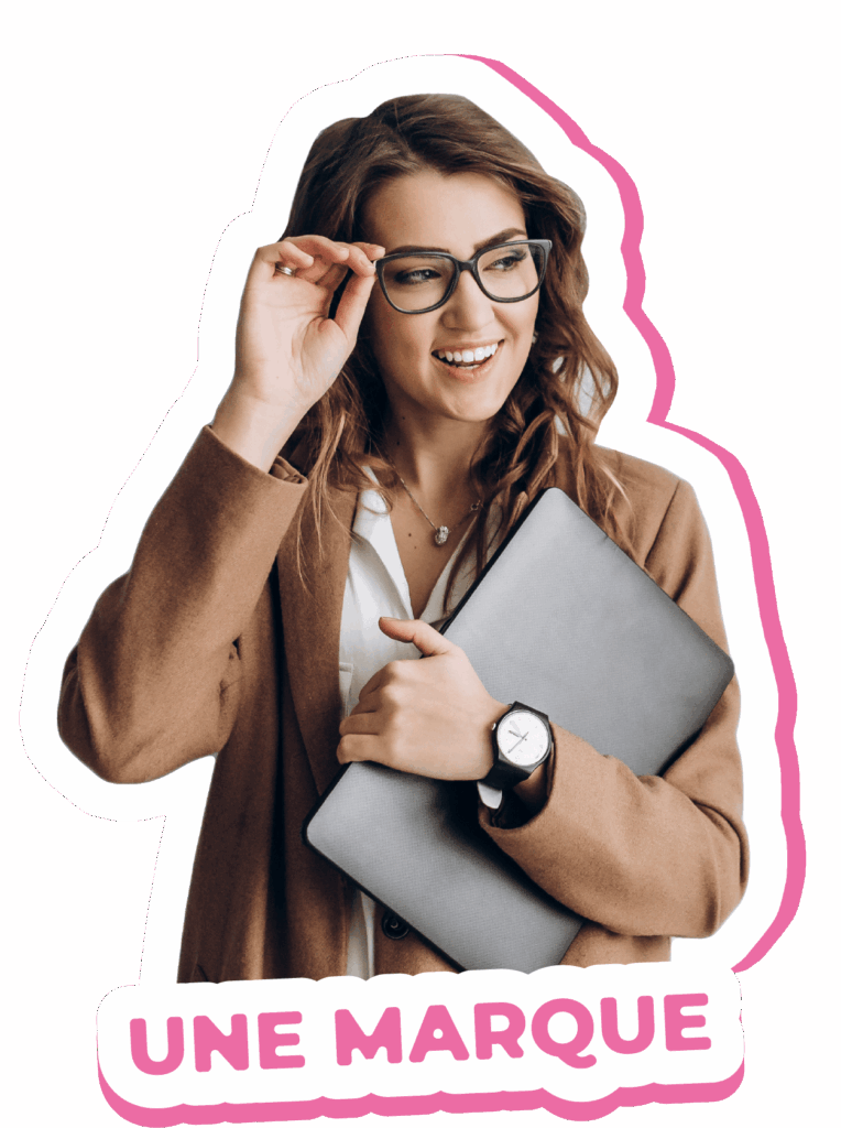 Stickers femme je suis une marque